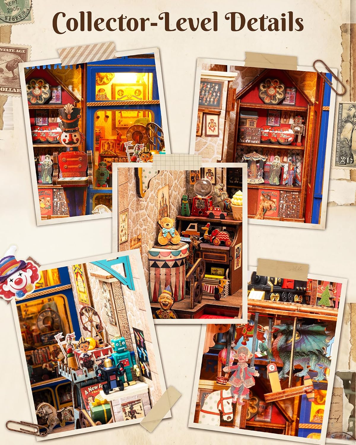 Rolife Treasure Toy Shop – DIY Book Nook Kit