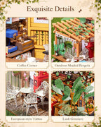 Rolife Leafree Café – DIY Miniature House Kit