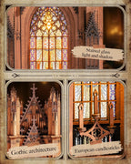 Rolife Twin-Tower Cathedral – 3D Wooden Puzzle Kit