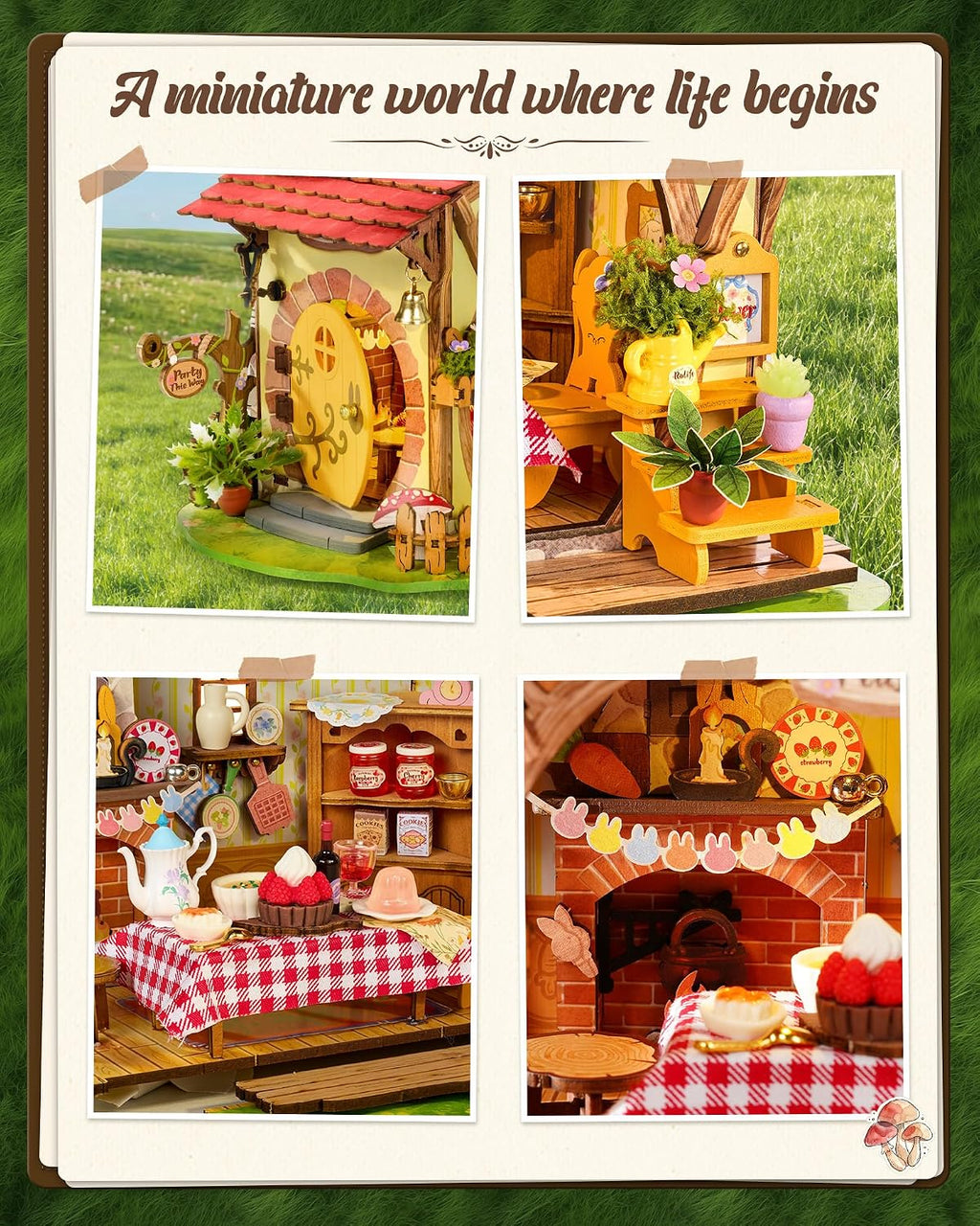 Rolife Fluffy Grove – DIY Miniature House Kit