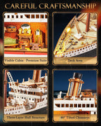 Rolife 1912 Eternal Atlantic Voyager – 3D Wooden Puzzle Kit