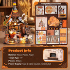 Rolife Haunted Candy House – DIY Miniature House Kit