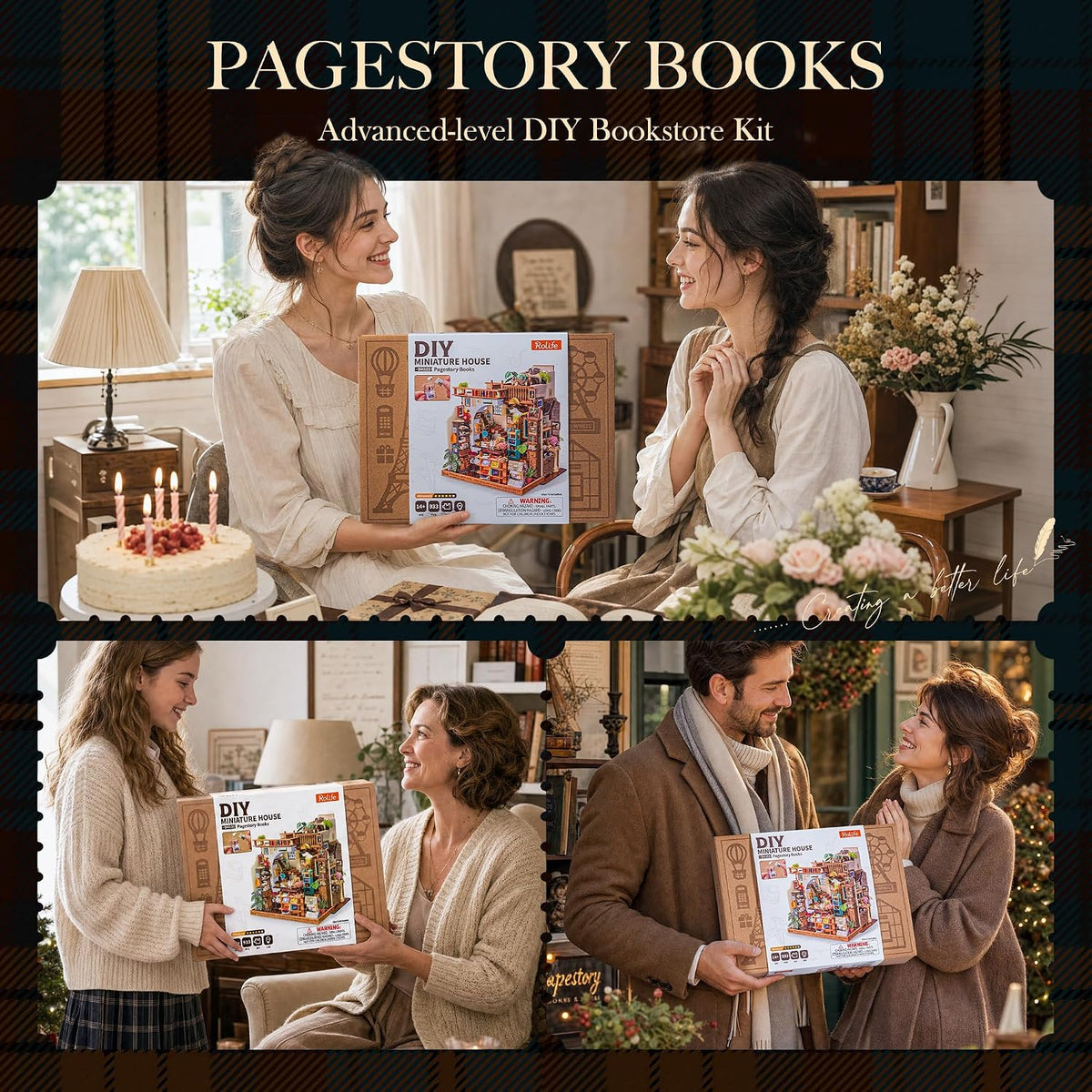Rolife Pagestory Books – DIY Miniature House Kit