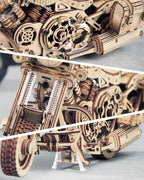 Vintage Cruiser Motorcycle – 3D Wooden Mechanical Model Kit