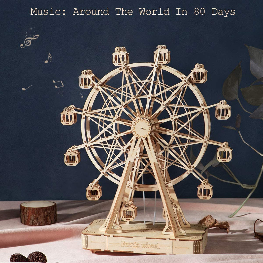 Ferris Wheel Music Box – DIY Mechanical Model Kit