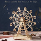Ferris Wheel Music Box – DIY Mechanical Model Kit