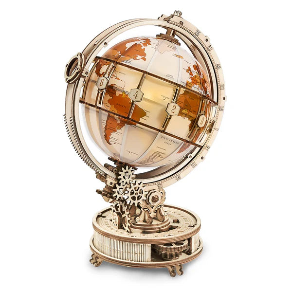 The Luminous Globe – 3D Wooden Puzzle Kit
