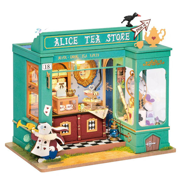 Alice's Tea Store – DIY Miniature House Kit