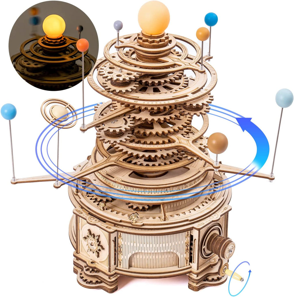Mechanical Orrery – 3D Wooden Model Kit