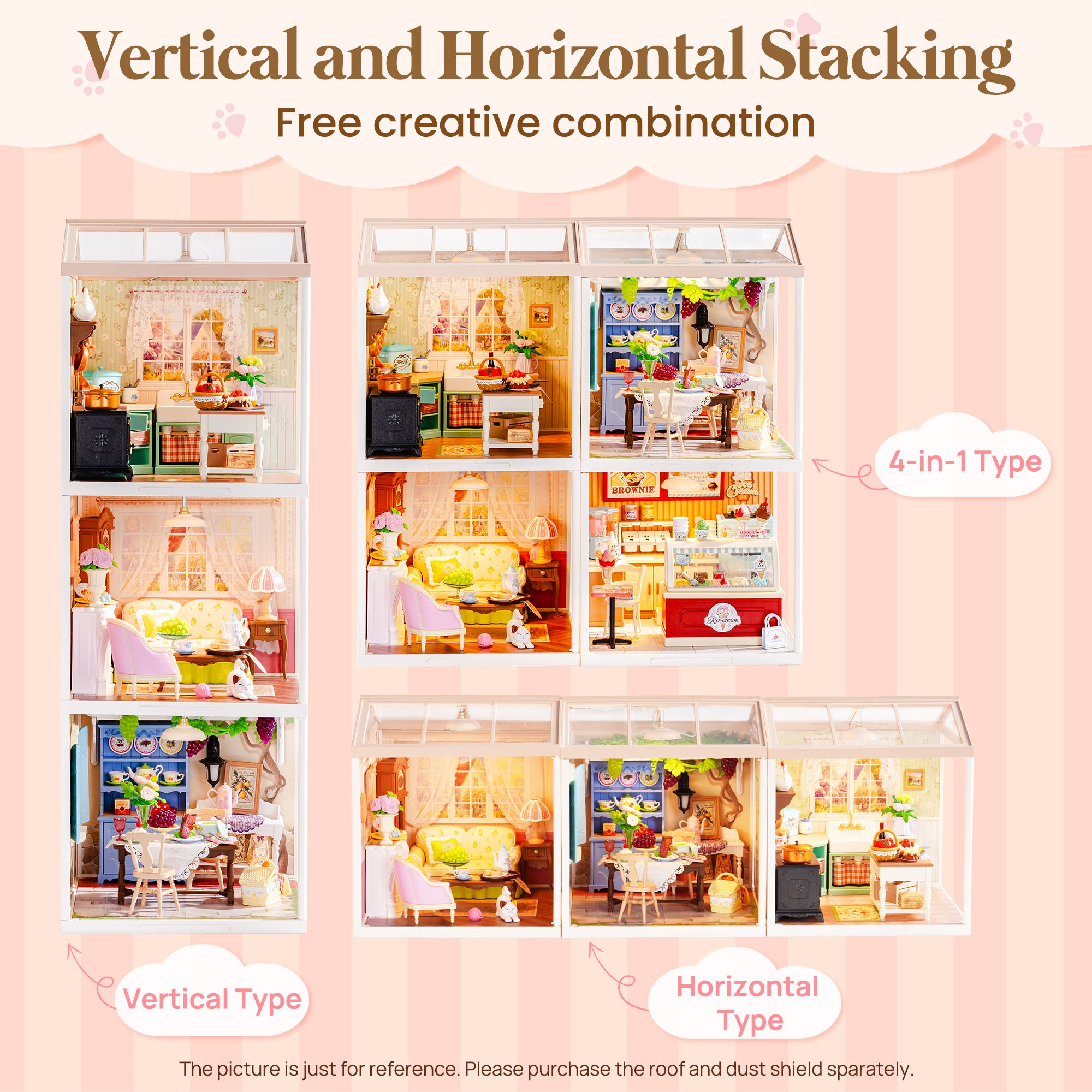 Countryside Mini House Collection – DIY Modular Kit (3 Designs)
