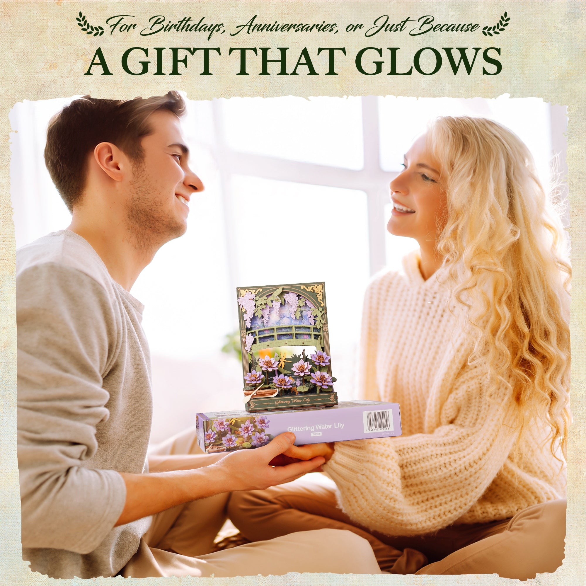 Glittering Water Lily DIY Model Kit