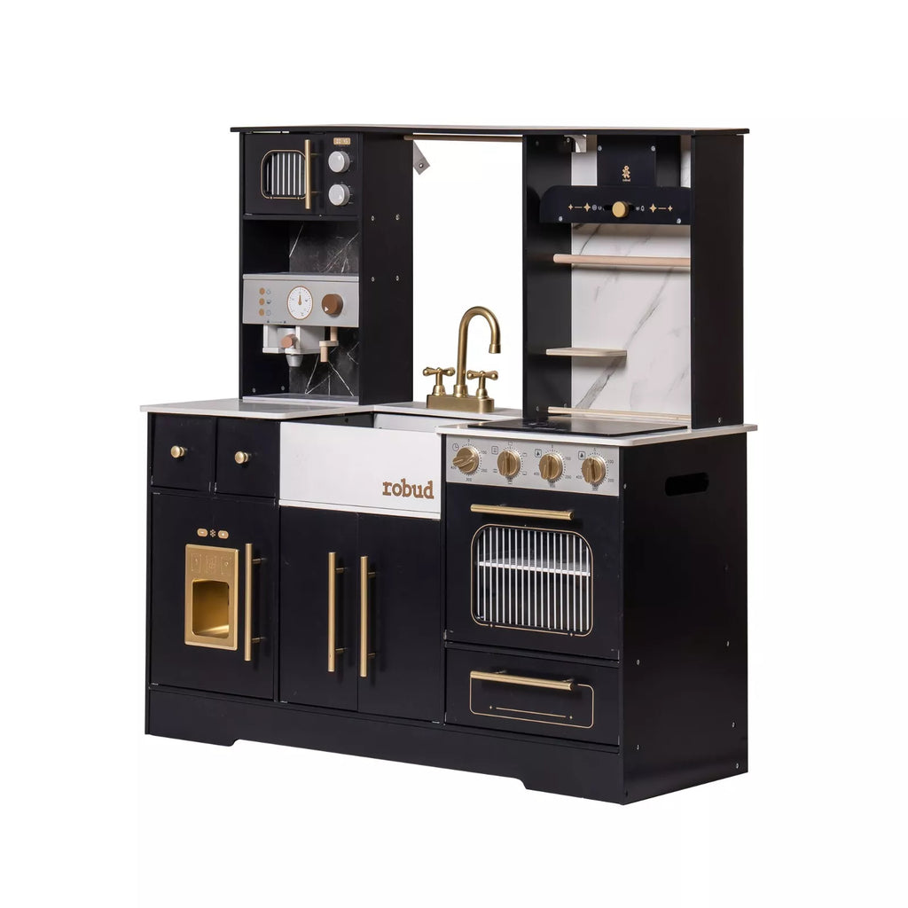 Wooden Play Kitchen – Kids Role Play Set
