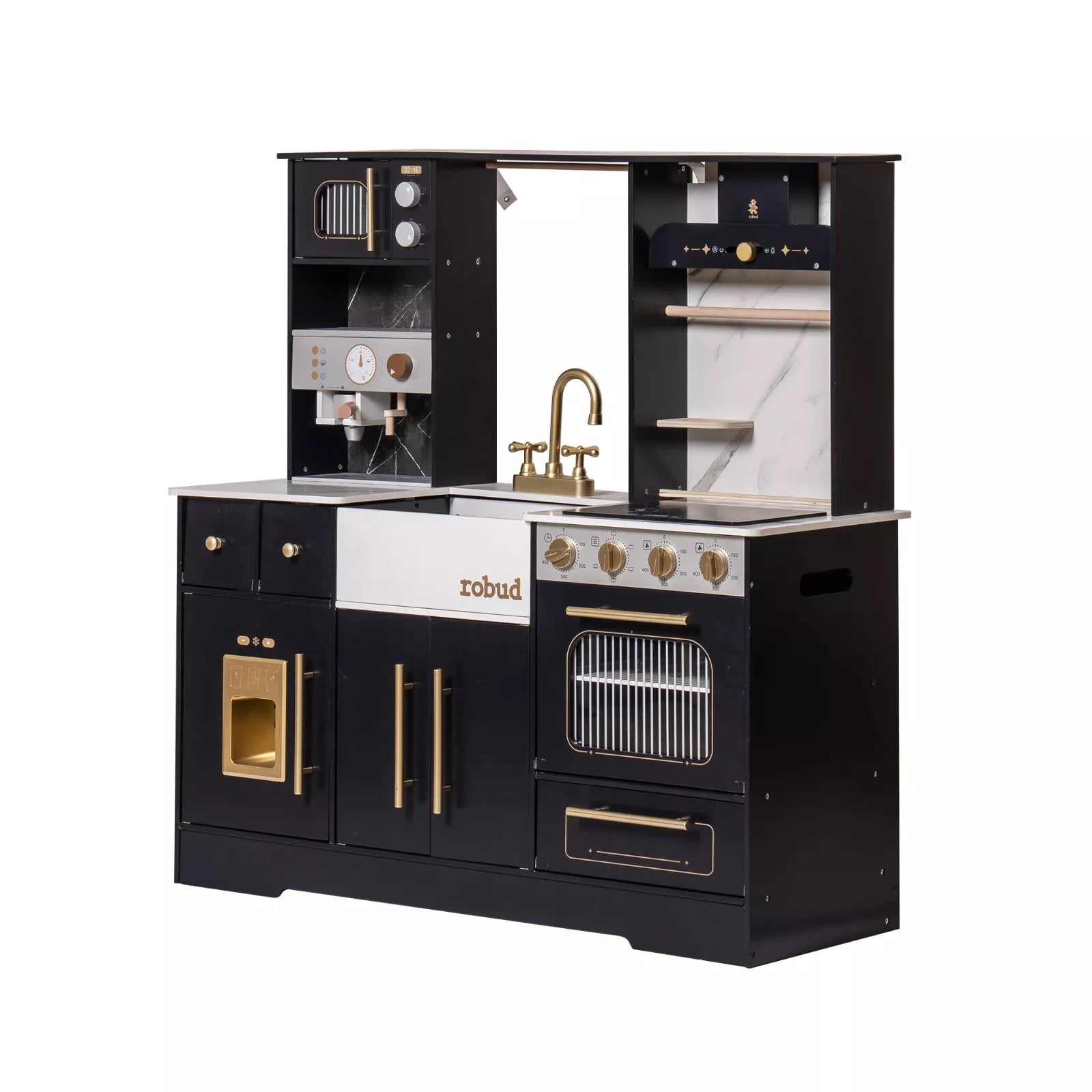 Wooden Play Kitchen – Kids Role Play Set