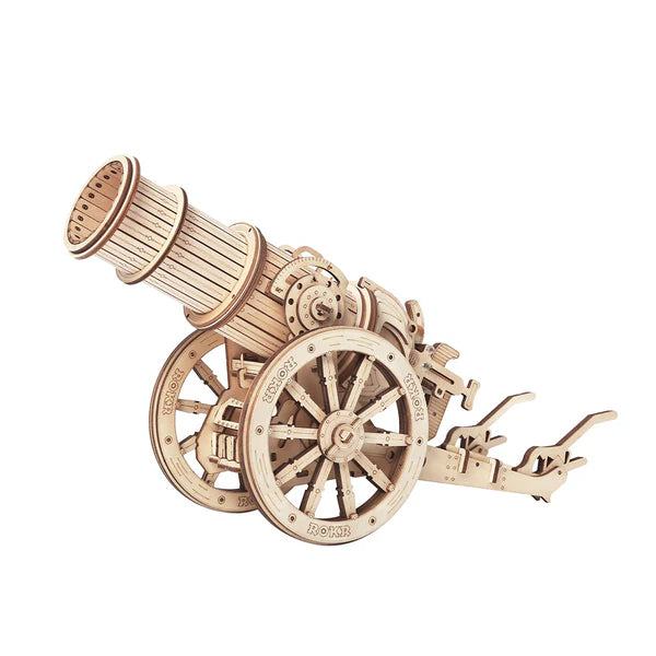 Wheeled Siege Artillery – 3D Wooden Puzzle Kit