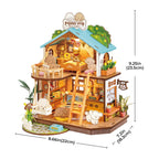 Puppy’s Cozy Villa – DIY Miniature House Kit