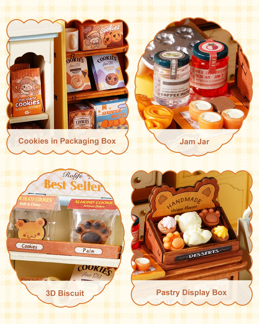 Cookii Bunny’s Cookie Shop – DIY Miniature House Kit