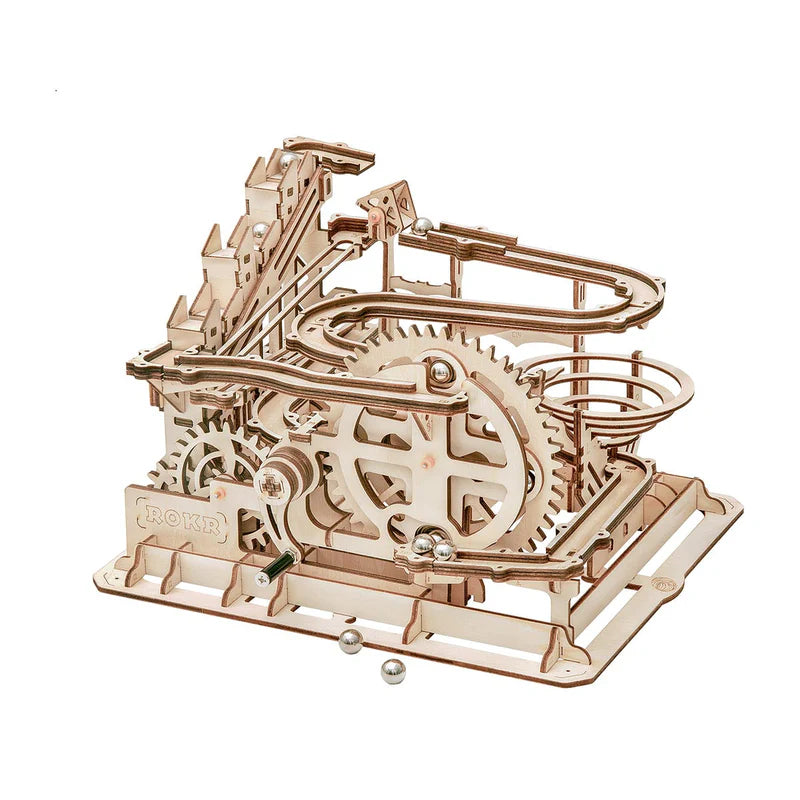 Marble Parkour Big Funnel Marble Run – 3D Wooden Puzzle Kit