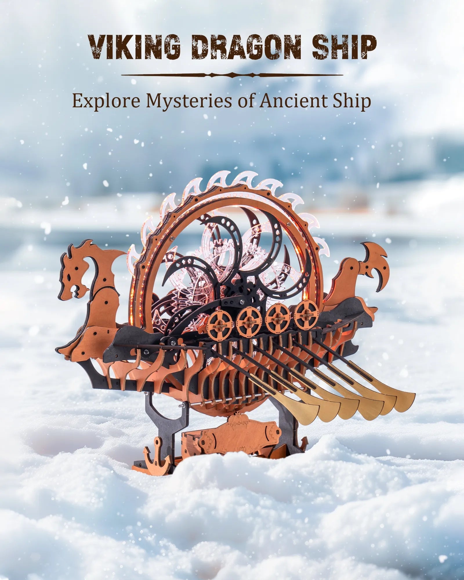 Dragon Boat – Mechanical Wooden Model Kit