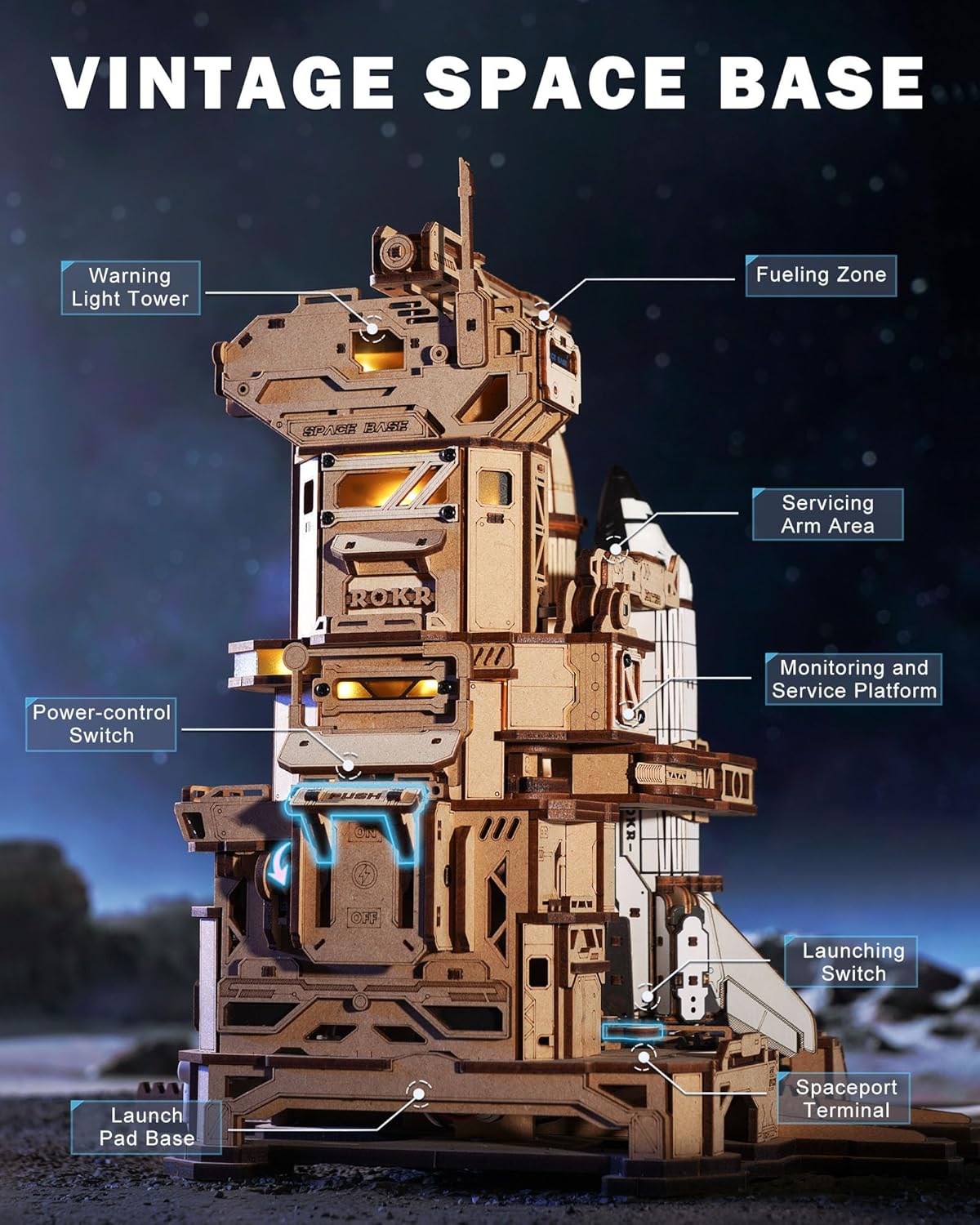 Space Shuttle Launch – Mechanical Model Kit