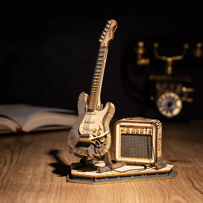 Electric Guitar – 3D Wooden Puzzle Kit