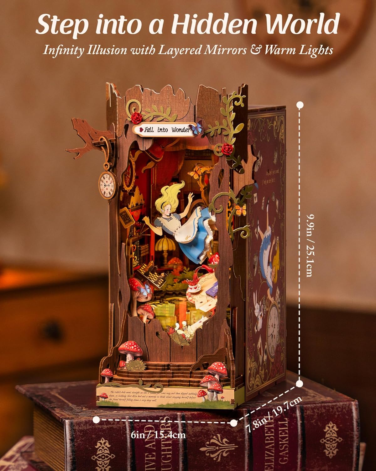 Wonderland Tree Book Nook – DIY Model Kit