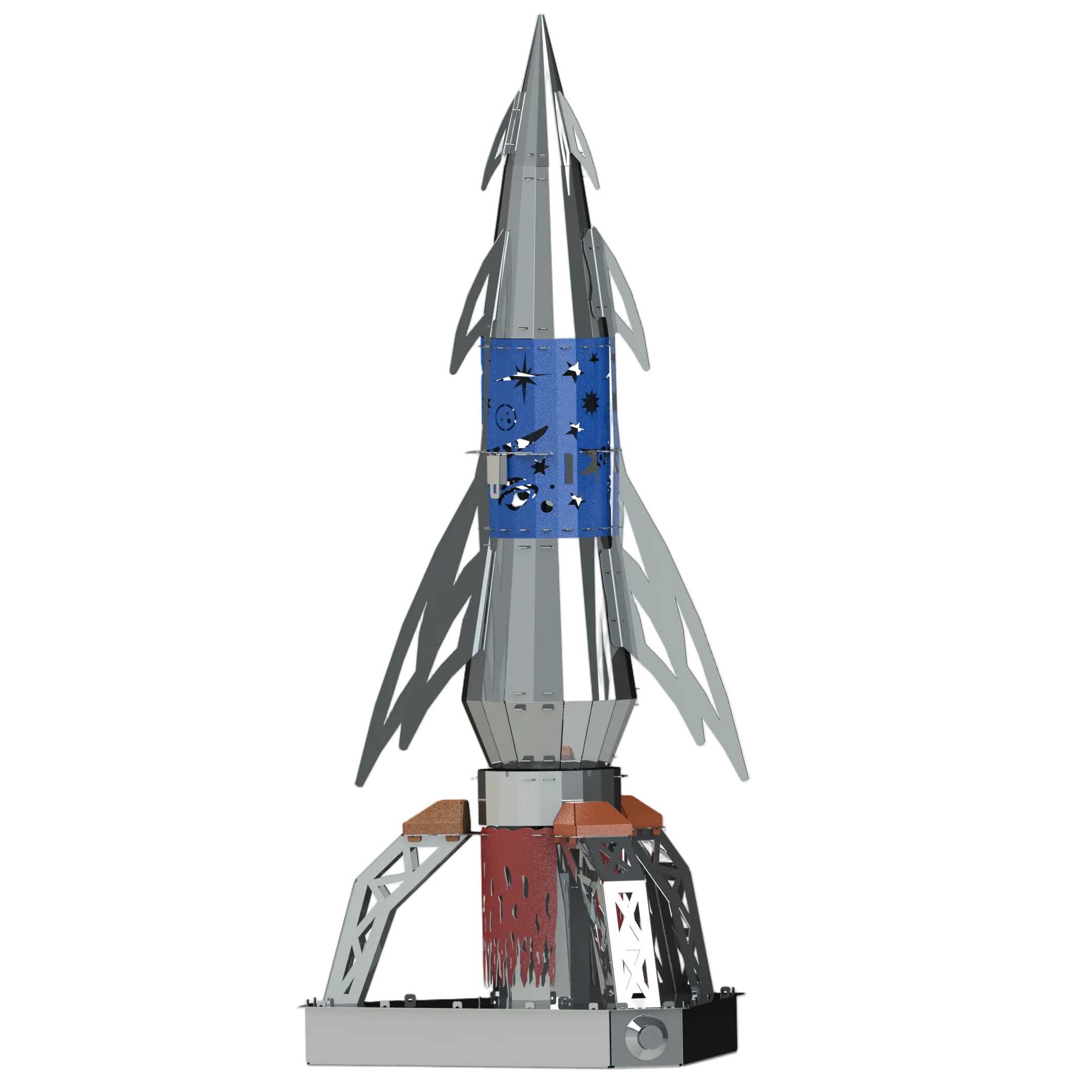 Metal Time Ad Astra Deep Space Rocket – DIY Metal Model Kit