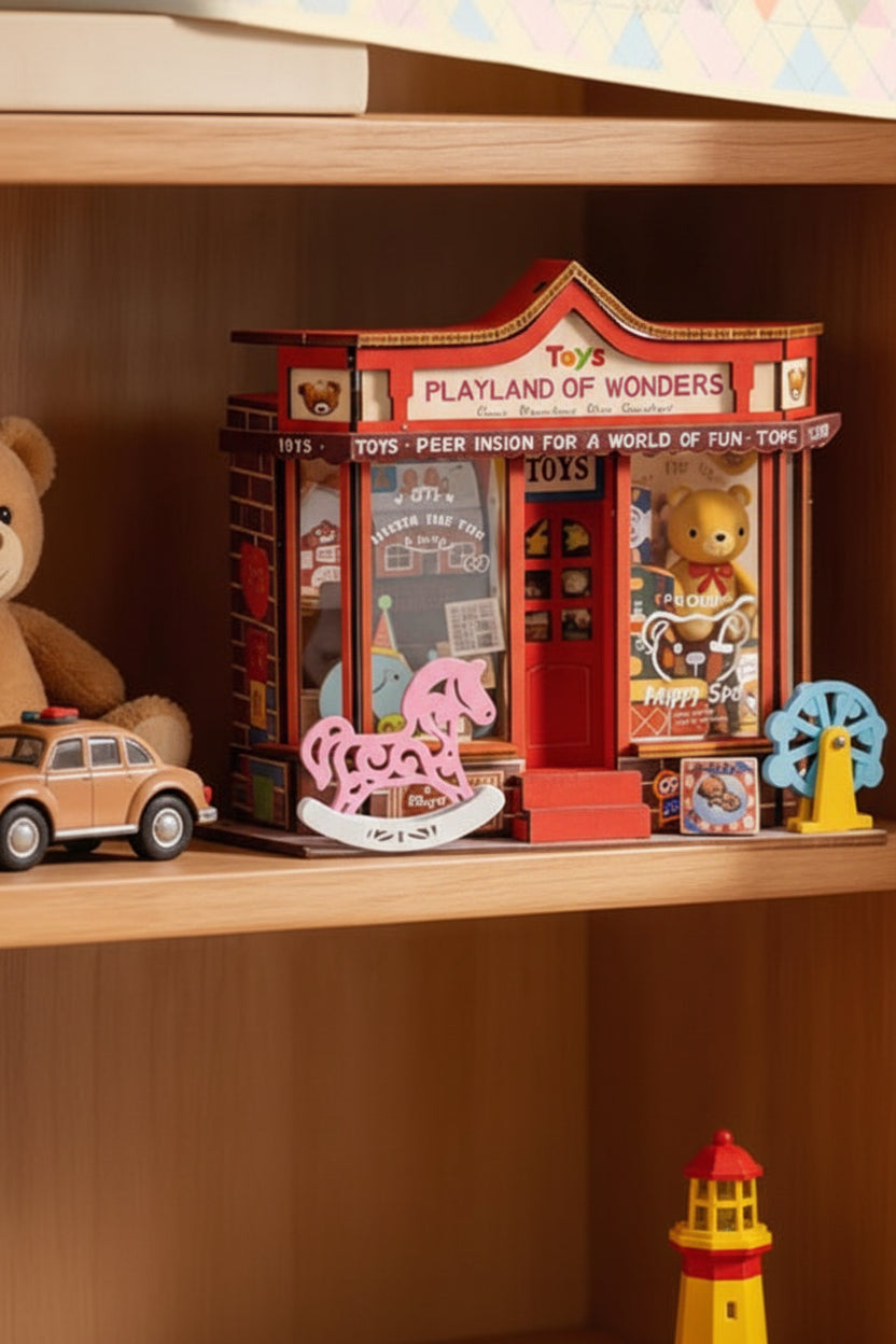 Whimsy Toy Shop – DIY Miniature Dollhouse Kit