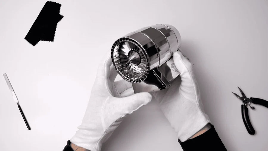 Metal Time Air Force Jet Engine - DIY Metal Model Kit