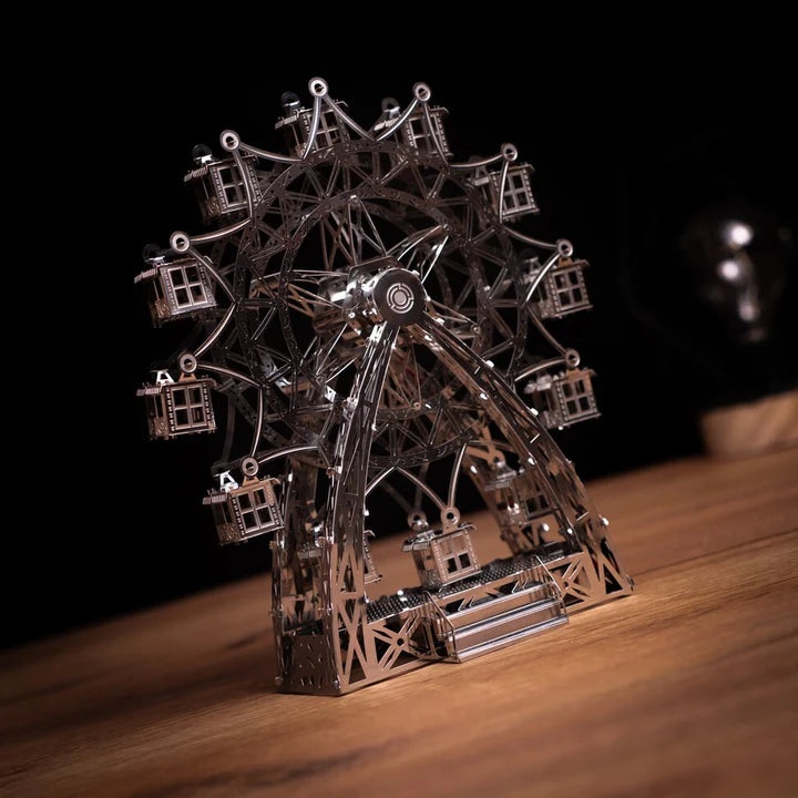 Metal Time Amusement Ride Ferris Wheel - DIY Metal Model Kit