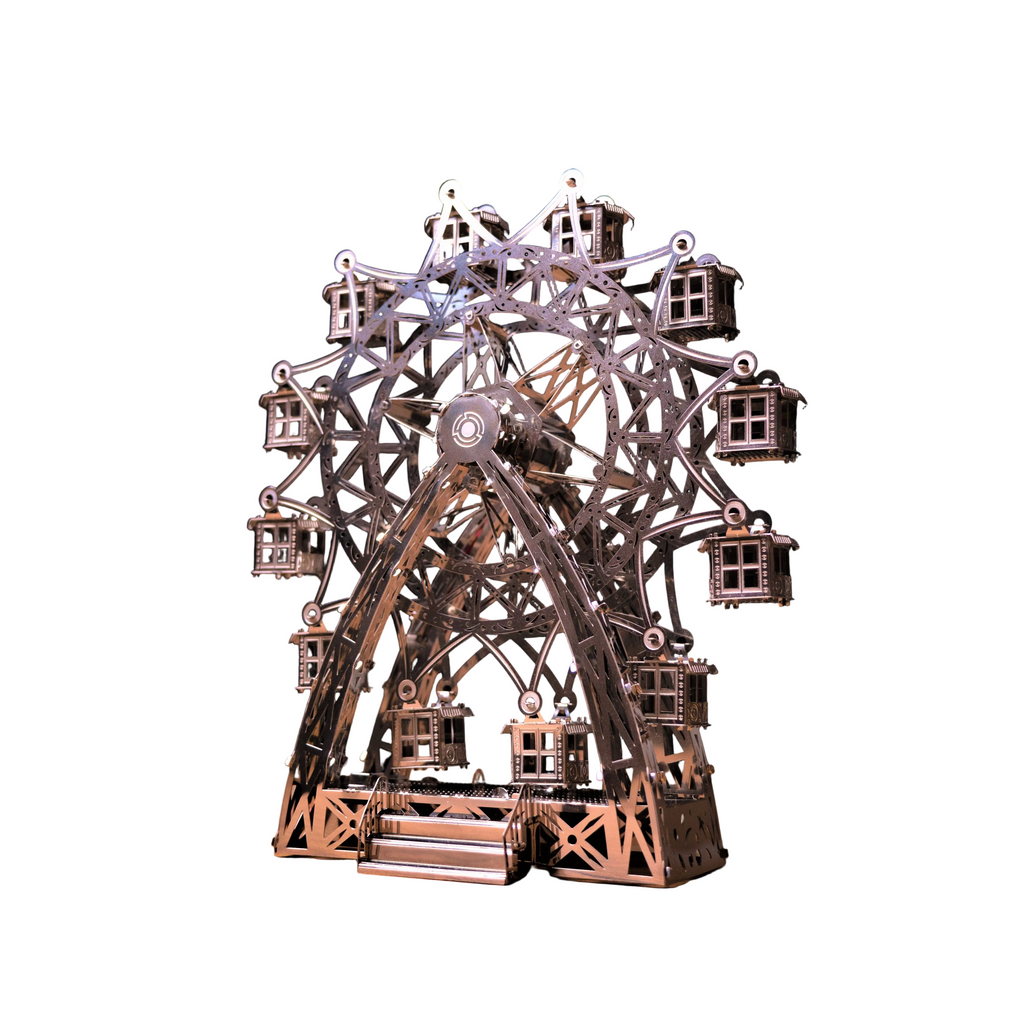 Metal Time Amusement Ride Ferris Wheel - DIY Metal Model Kit