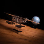 Metal Time Breeze Drifter Cessna Seaplane - DIY Metal Model Kit