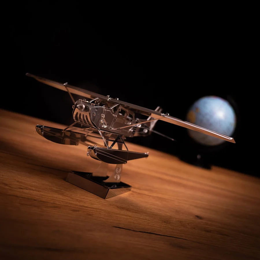 Metal Time Breeze Drifter Cessna Seaplane - DIY Metal Model Kit