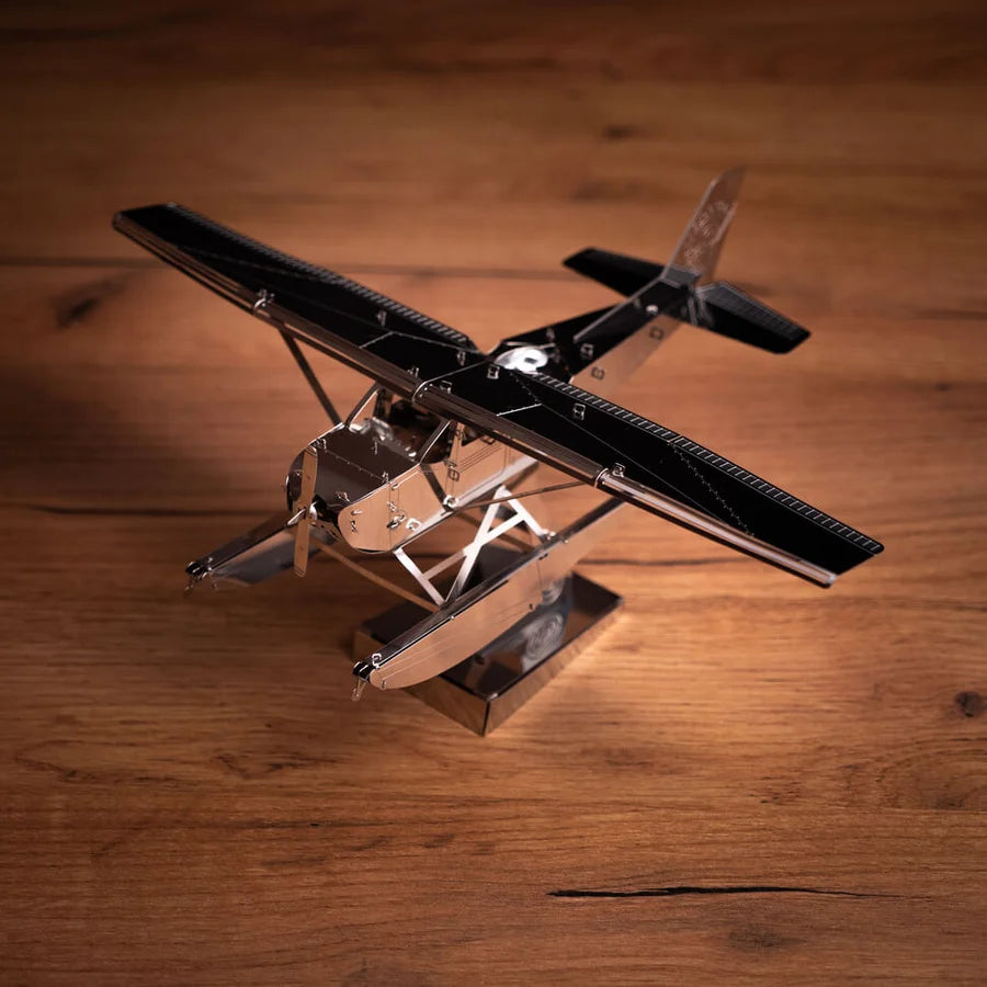 Metal Time Breeze Drifter Cessna Seaplane - DIY Metal Model Kit
