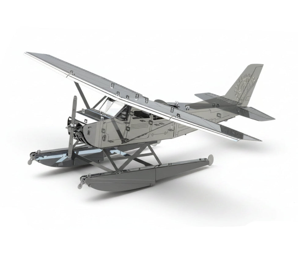 Metal Time Breeze Drifter Cessna Seaplane - DIY Metal Model Kit