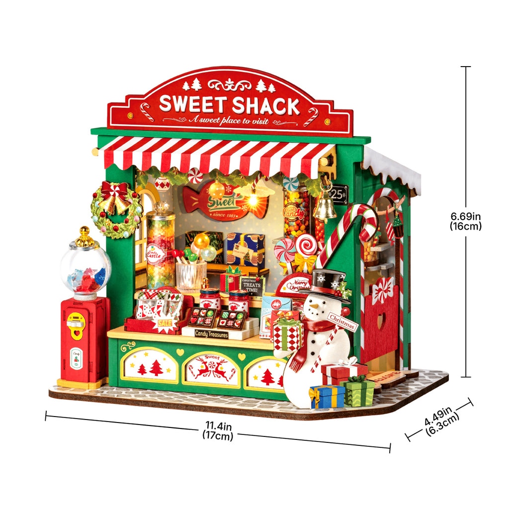 Christmas Candy Stand – DIY Miniature House Kit