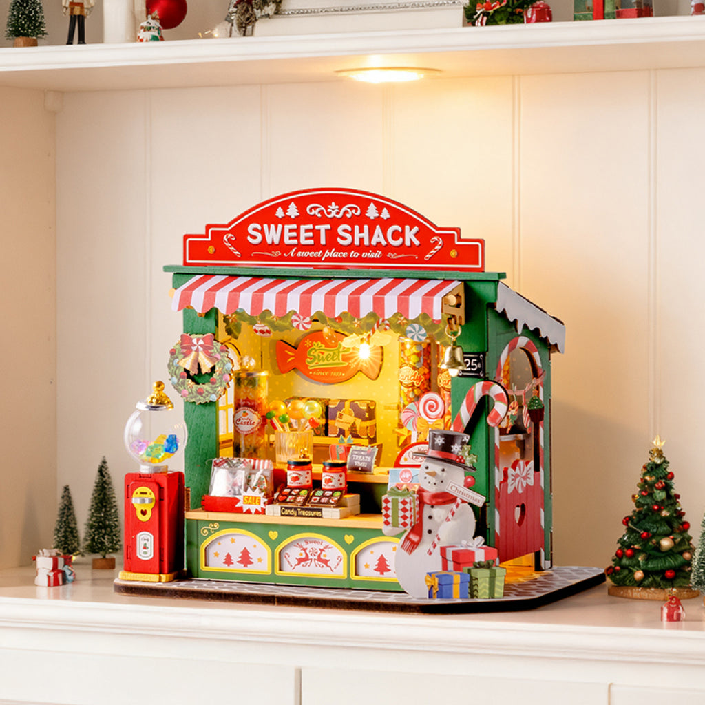 Christmas Candy Stand – DIY Miniature House Kit