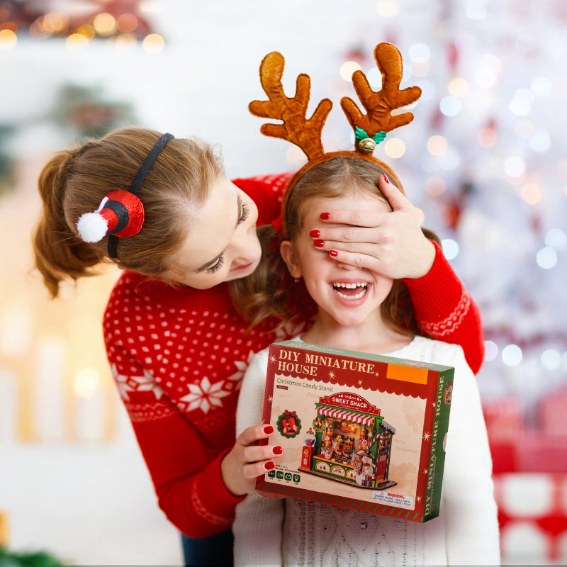Christmas Candy Stand – DIY Miniature House Kit