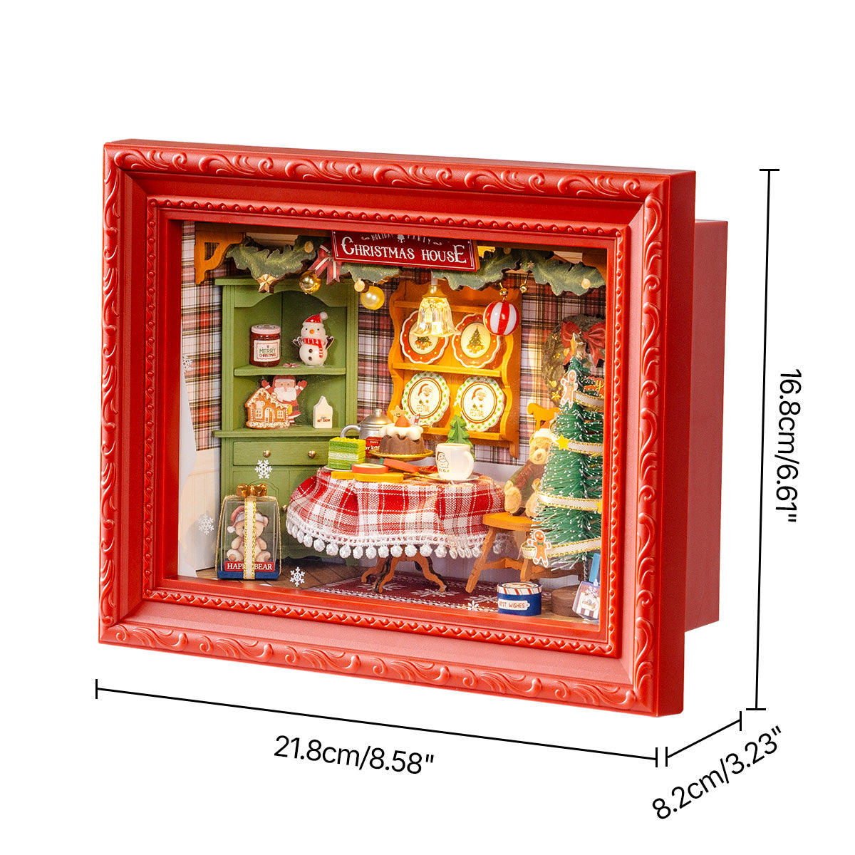 Christmas Eve Party – 3D Wooden Puzzle Story Frame Kit