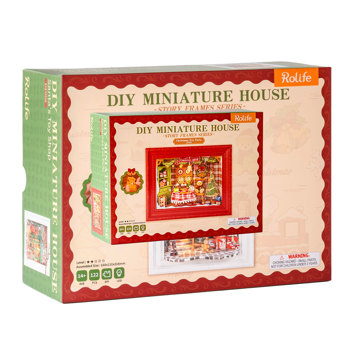 Christmas Eve Party – 3D Wooden Puzzle Story Frame Kit