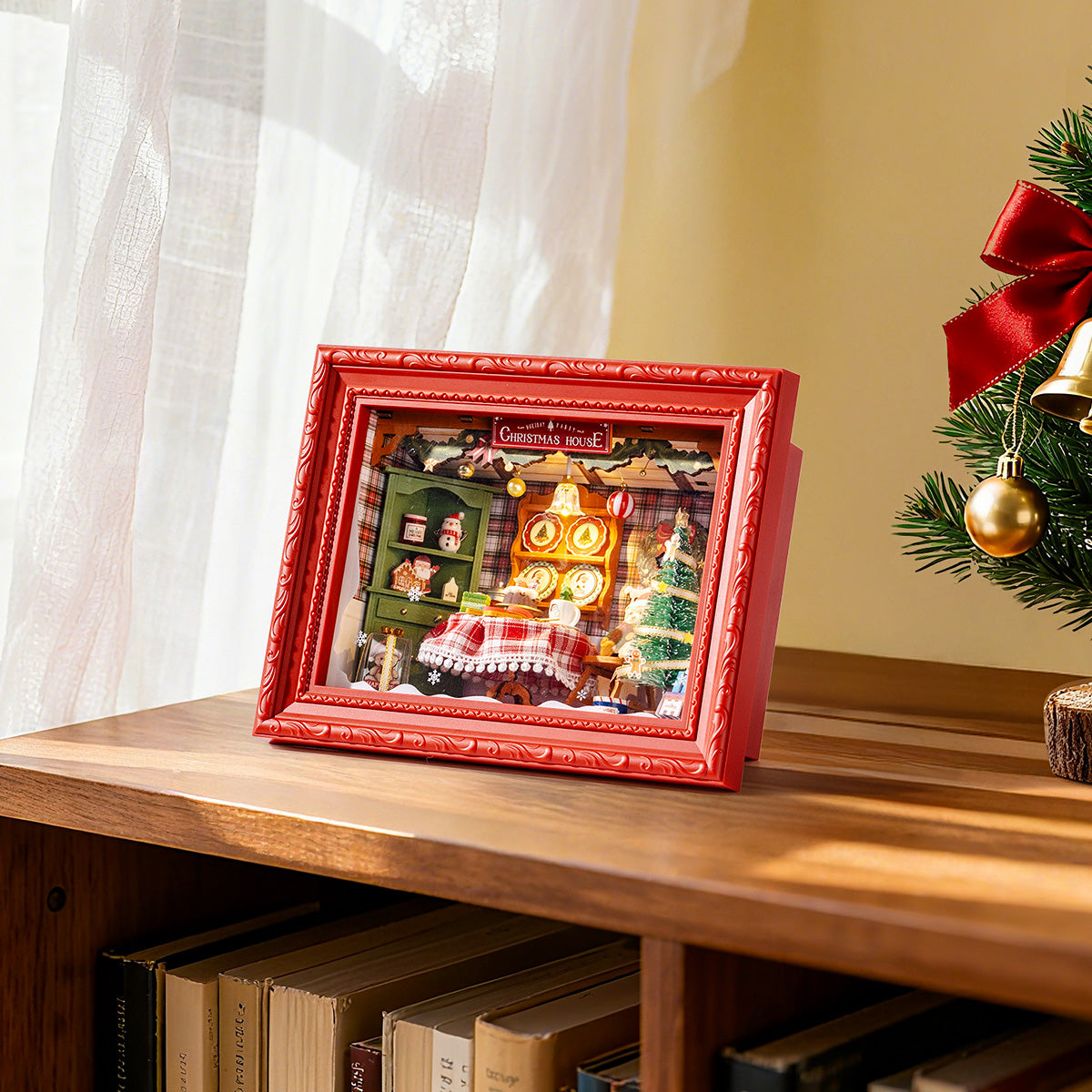 Christmas Eve Party – 3D Wooden Puzzle Story Frame Kit