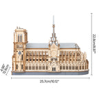Paris Cathedral – Wooden Architecture Model Kit
