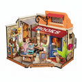 Corner Bookstore – DIY Miniature House Kit