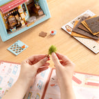 Fluffy Cat Bakery – 3D Wooden Puzzle Story Frame Kit