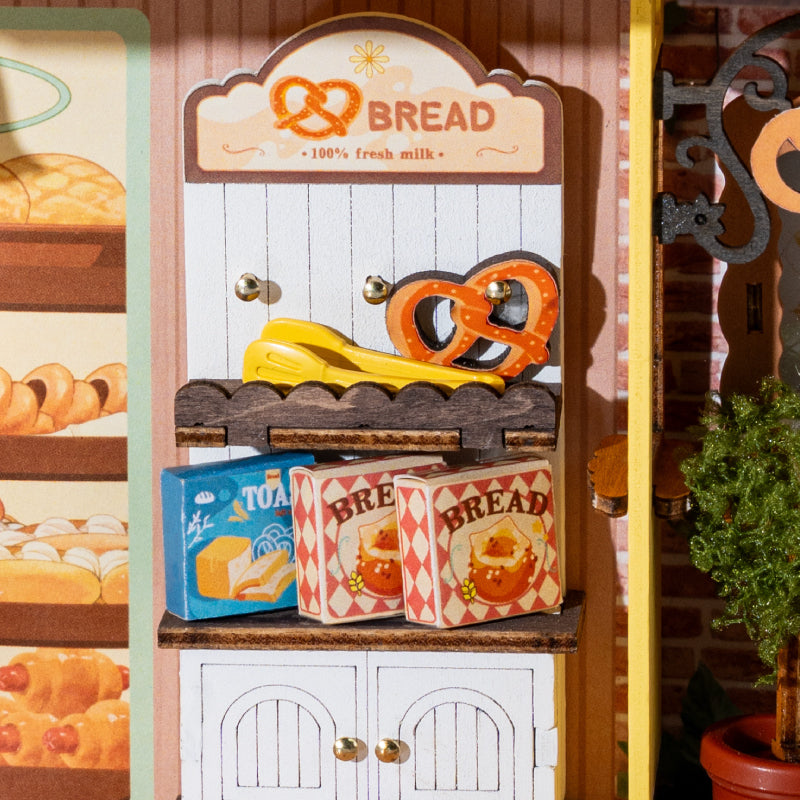 Fluffy Cat Bakery – 3D Wooden Puzzle Story Frame Kit