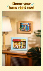 Fluffy Cat Bakery – 3D Wooden Puzzle Story Frame Kit