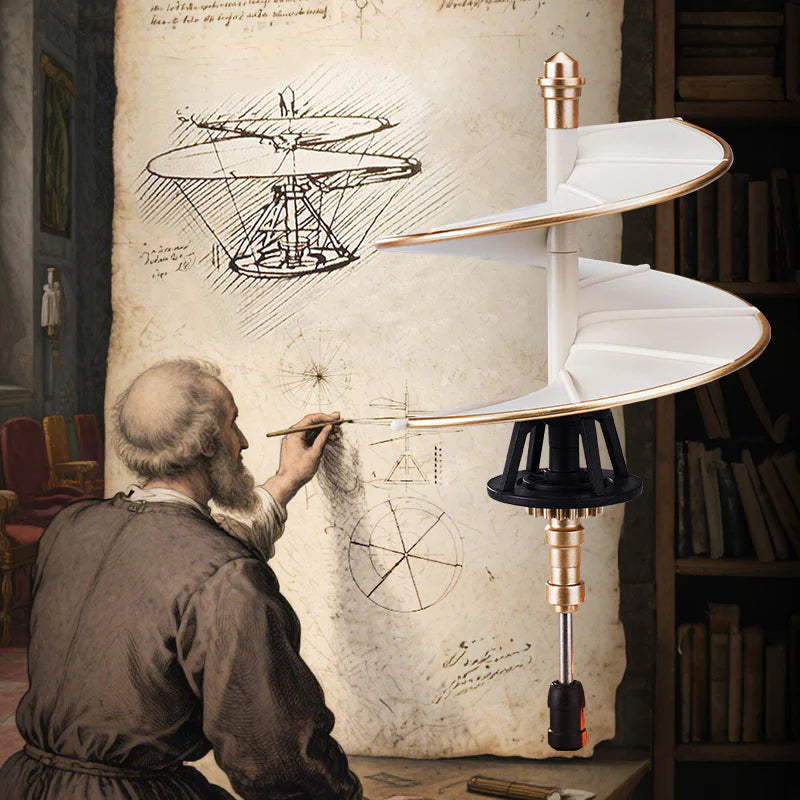 Da Vinci Helicopter – 3D Wooden Mechanical Model Kit