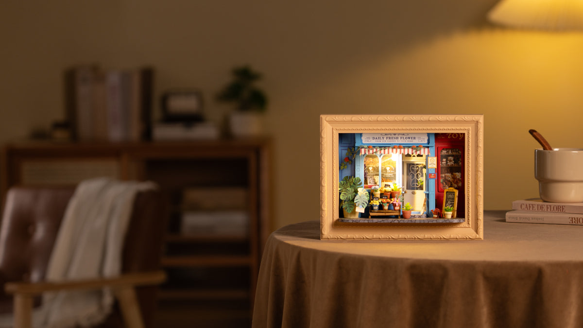 Rolife Daily Fresh Flower – 3D Wooden Puzzle Kit