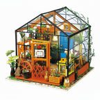 Cathy’s Flower House – DIY Miniature Greenhouse Kit