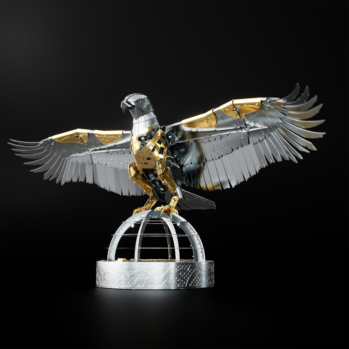 Metal Time Unity Wings Golden Armor - DIY Metal Model Kit