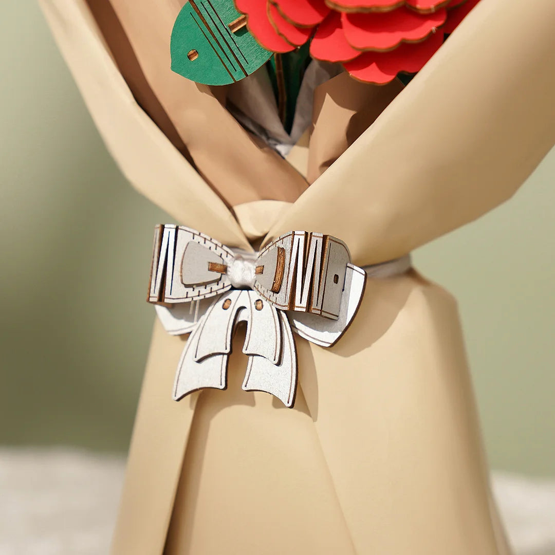 Forever Flower Bouquet – Wooden Model Kit